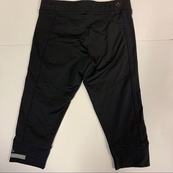 Stella McCartney Adidas black Capri gym leggings S - Picture 5 of 14